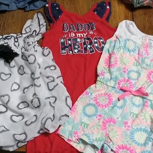 Assorted baby rompers bundle